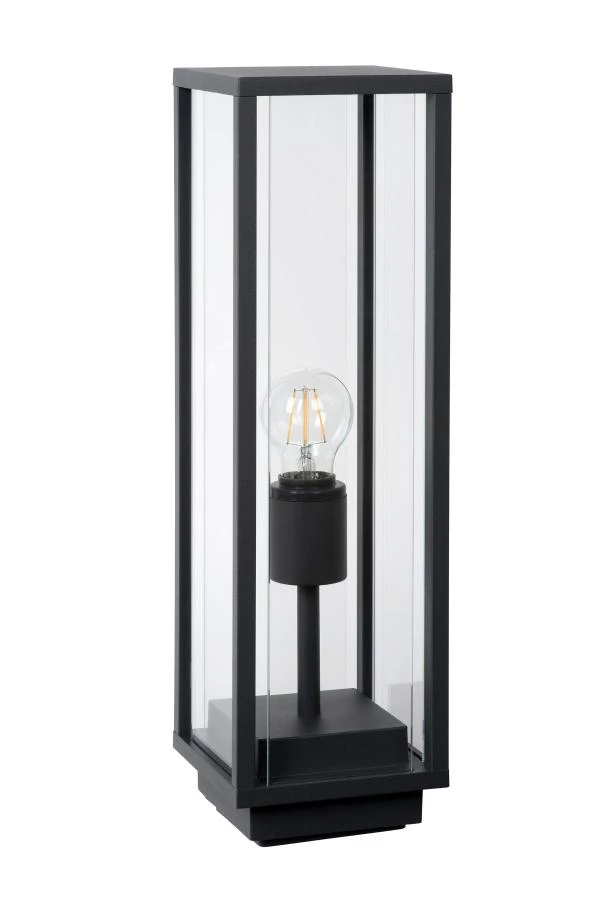 Lucide CLAIRE - Bollard light Outdoor - 1xE27 - IP54 - Anthracite - off